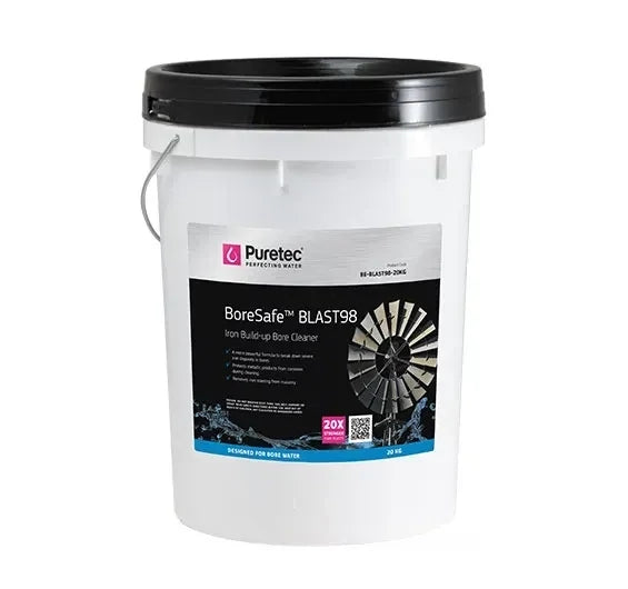 BoreSafe Bore Cleaning Granules 20kg & 30ml test kit
