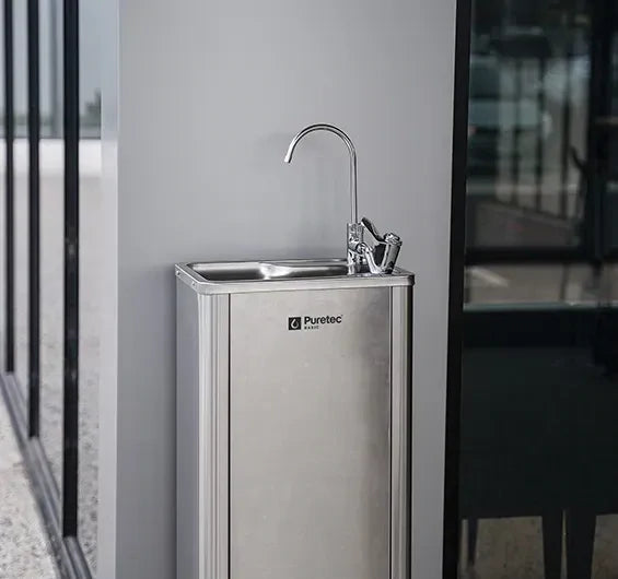 D10IC - SS Bubbler & Carafe Filler with Internal 0.1um filter 10 lpm