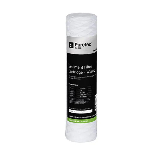 Wound Standard Dia 2.5" Cartridge, 10 inch, 5um