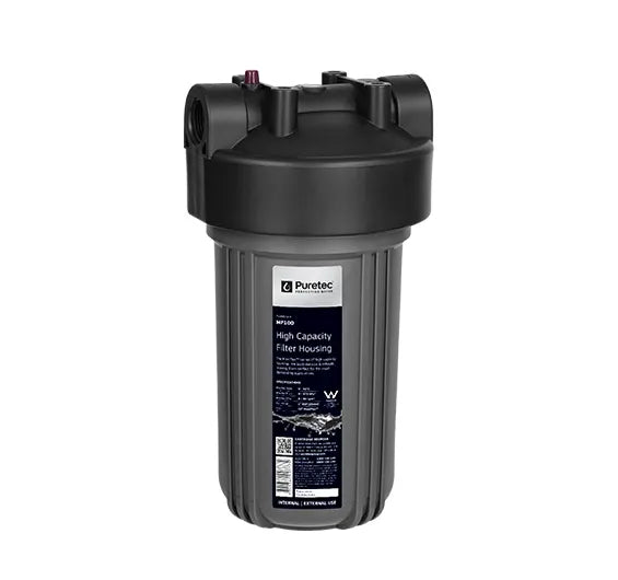 MP100 - Large Diameter Grey Filter Housing, 10", 1" conn