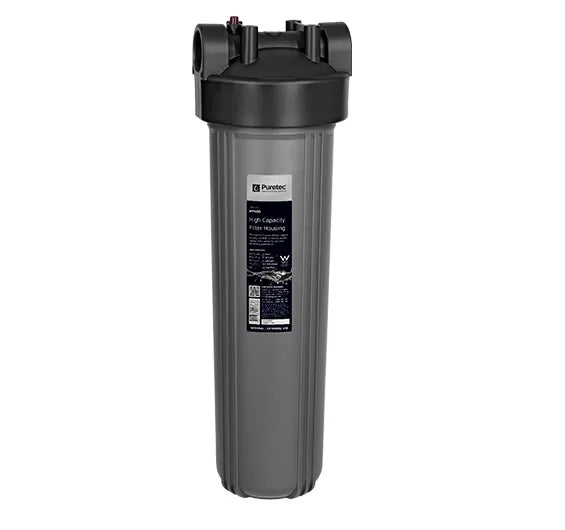 MP400 - Large Diameter Grey Filter Housing, 20", 1.5" conn