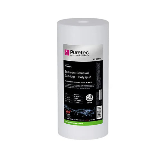 Polyspun Large Dia 4.5" Cartridge, 10 inch, 50um
