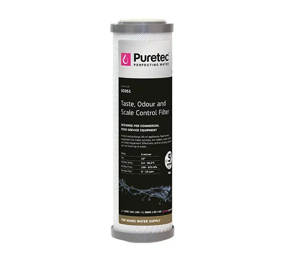 Scale Control Standard Dia 2.5" Cartridge, 10", 0.5um Triple Action