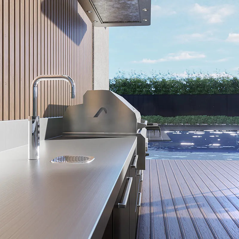 Puretec Sparkling, Chilled and Filtered Water Undersink System, Including SPARQ SMART Tap - Chrome & Gas Bottle