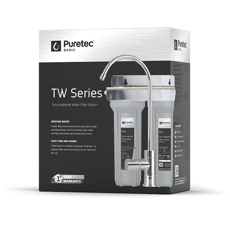 Twin Undersink System, complete inc PLV, OT235 faucet, EC951 & MB051