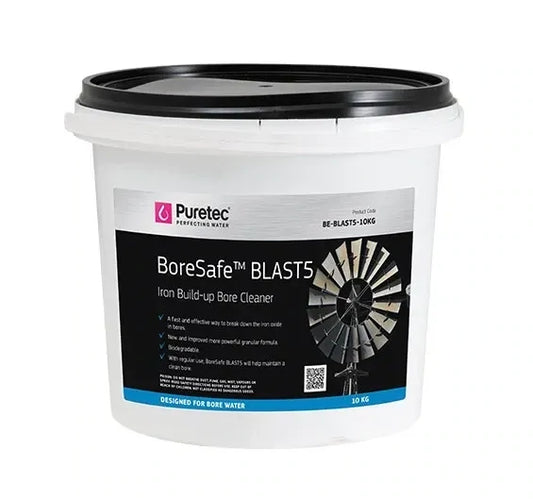 BoreSafe Bore Cleaning Granules 10kg & 30ml test kit
