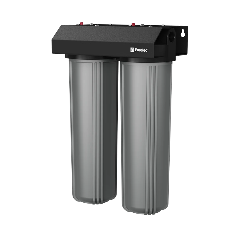 Whole House Rainwater Filter 1" conn, 20" Lge Dia, PL20MP2 + PX01MP2 incl, 140 lpm