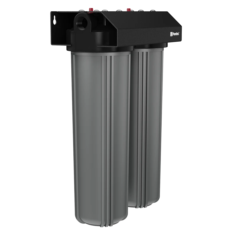 Whole House Rainwater Filter 1" conn, 20" Lge Dia, PL20MP2 + PX01MP2 incl, 140 lpm