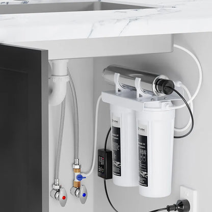 Ecotrol Undersink Twin Filter & UV System with DFU180 faucet