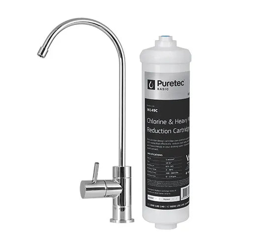 Inline Undersink System, inc faucet, IN149C cartridge