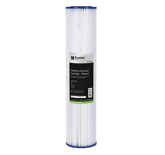 Pleated Large Diameter 4.5" Cartridge, 20", 10um