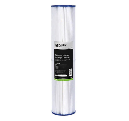 Pleated Large Diameter 4.5" Cartridge, 20", 10um