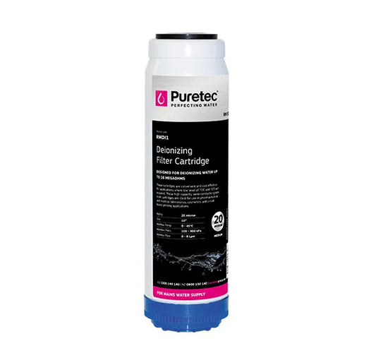 Resin Media Standard Dia 2.5" Cartridge, 10", Demineralising