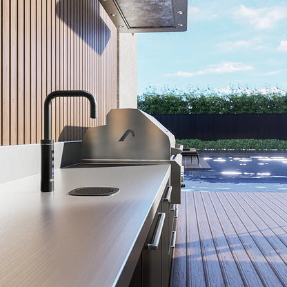 Puretec Sparkling, Chilled and Filtered Water Undersink System, Including SPARQ SMART Tap - Matt Black & Gas Bottle